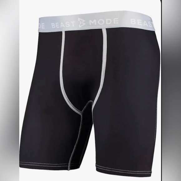 Men’s Black Beast Mode Jersey PSD Boxer Briefs. Size Small - Picture 1 of 5